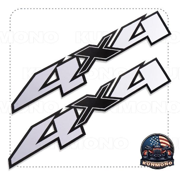 4x4 Decals for Chevrolet Silverado (Black & Gray-01)