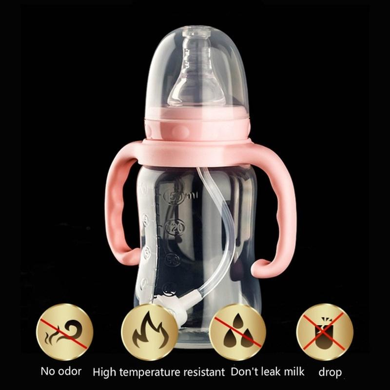 De Babyflessen De Moeder en Pasgeborene met Handfles