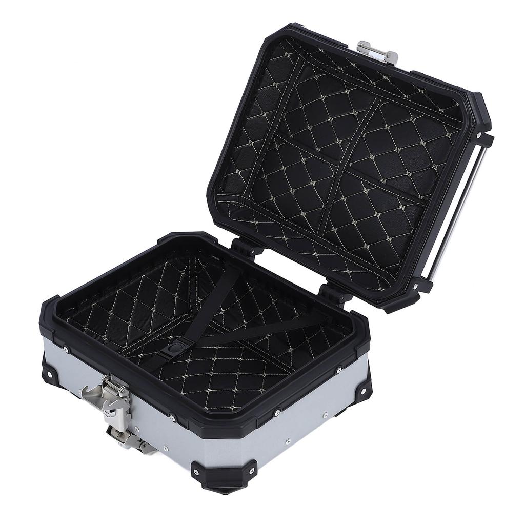 Motocyklový zavazadlový box s odnímatelnou základnou a vložkou 28L velkokapacitní nárazuvzdorná náhrada za