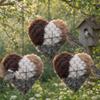 Heart Shape Heart Hanging Planter With Hook Metal Construction Plant Flower Pots Hanging Storage Basket