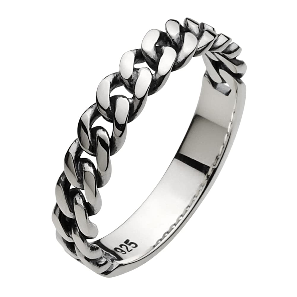 

Slim Kihei Chain Ring 925 Silver fr0476 27 [Figmart] [Silver Accessories] No.