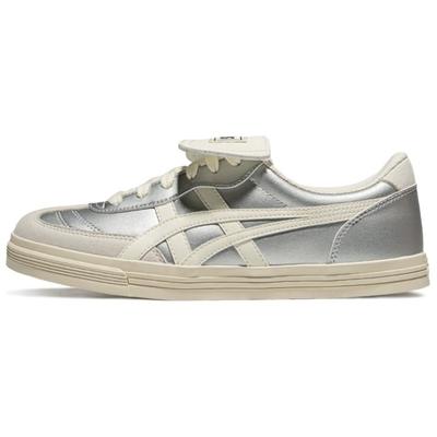 Aaron Abrasion Resistant Low Top Skateboard Shoes Unisex Silver Sneakers 1203A720-020