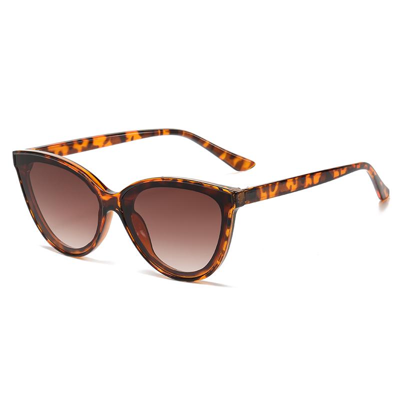 Premium Large Frame Cat Eye Sunglasses ladies New Retro Minimalist Style Gradient Sun Glasses High Quality Eyeglasses UV400
