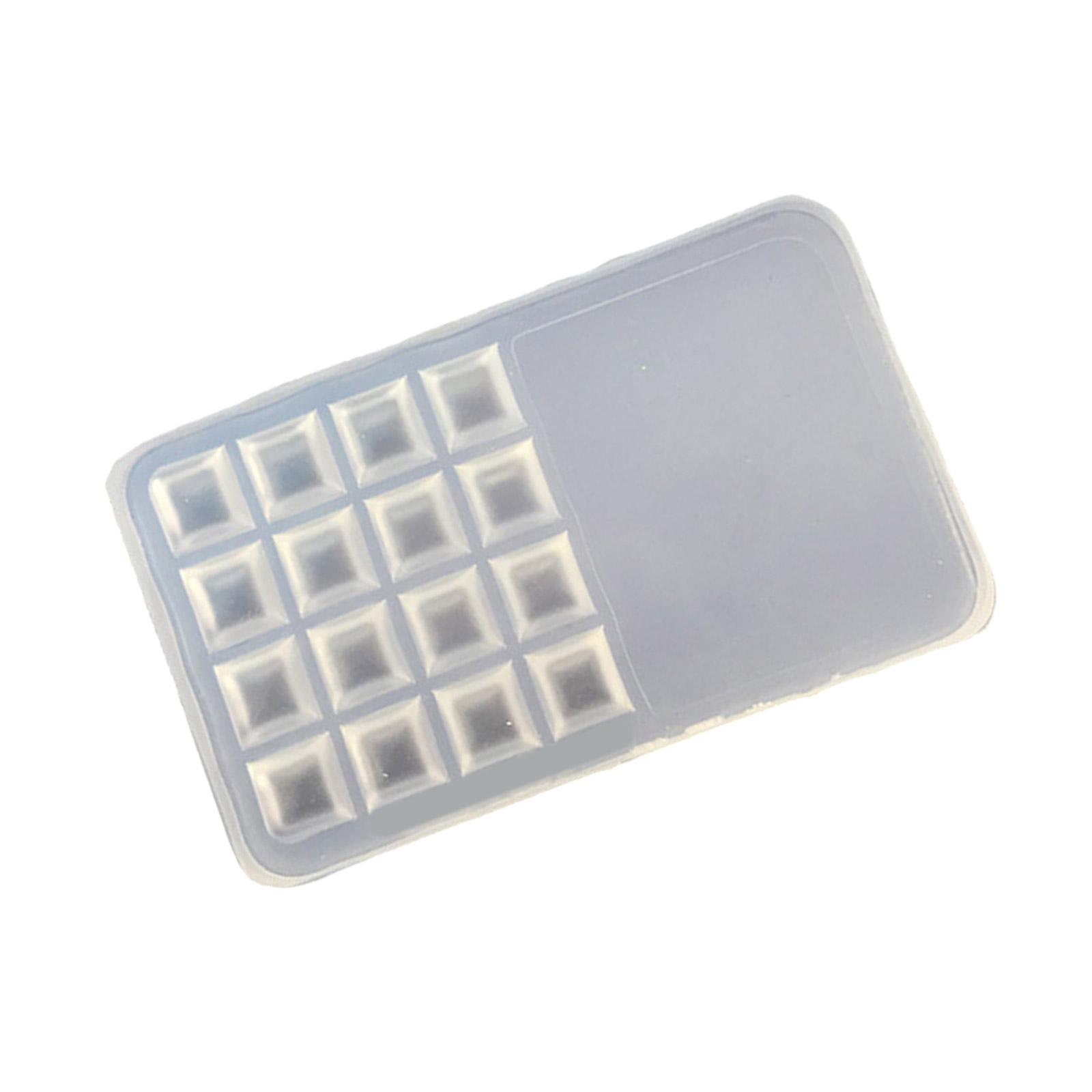 

Пищевой силикон Палитра для смешивания цветов Многоразовая Портативная Гигиеничная для хранения для нейл-арта, макияжа и живописи T3