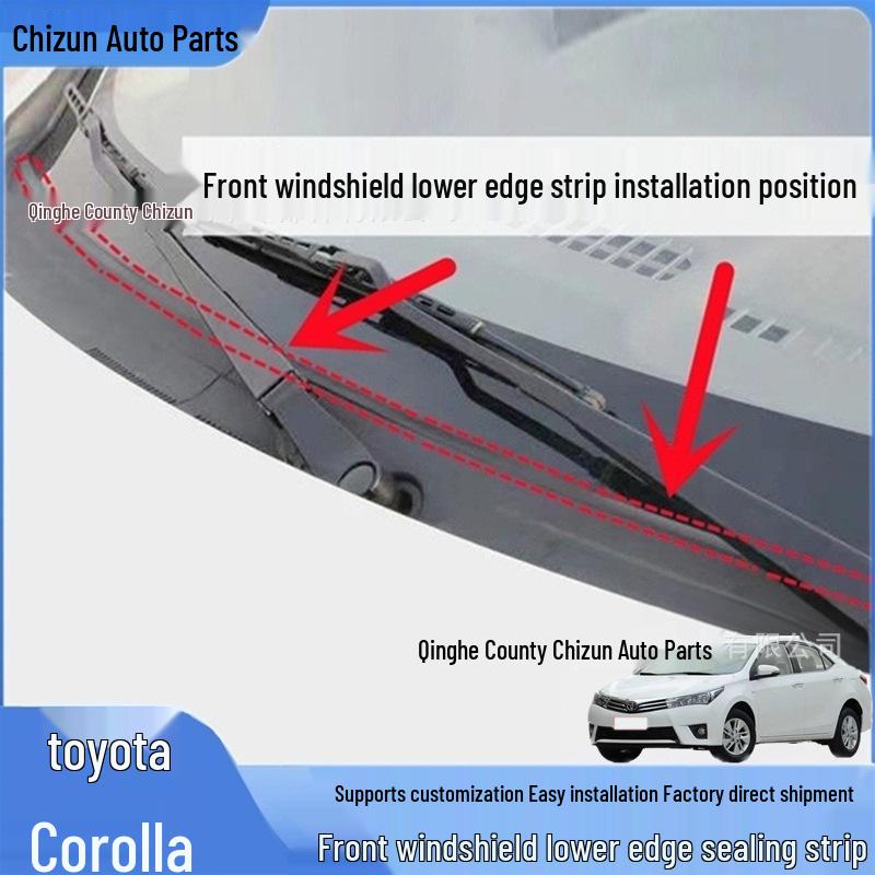 Lower Trim Windshield Sealing Strip for 2015-2020 Toyota Corolla