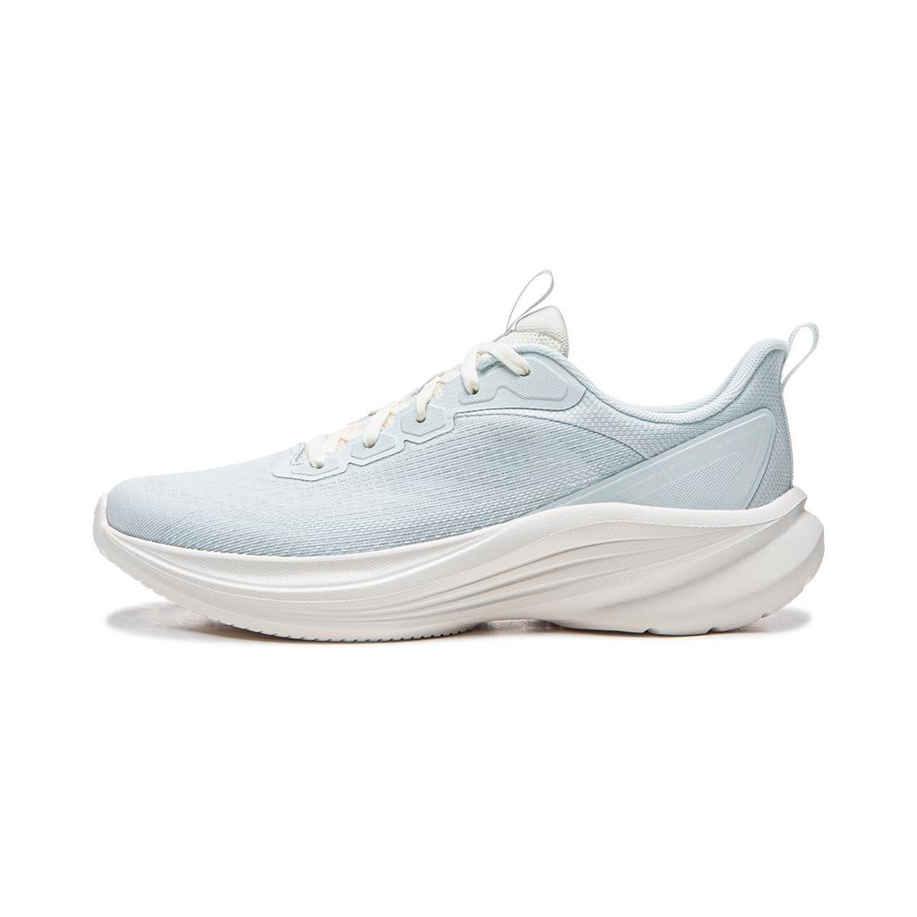 Li Ning Light Breeze V3 Cushioning Slip Resistant Lightweight Rebound Low top Running Shoes Women's Rural Blue ARSW114-3