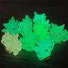 5/10 Pcs Set Glowing In The Dark Cute Mini Dinosaur Fox Animal Cartoon Diy Accessories Micro Landscape Kawaii Girl Kids Toy Gift