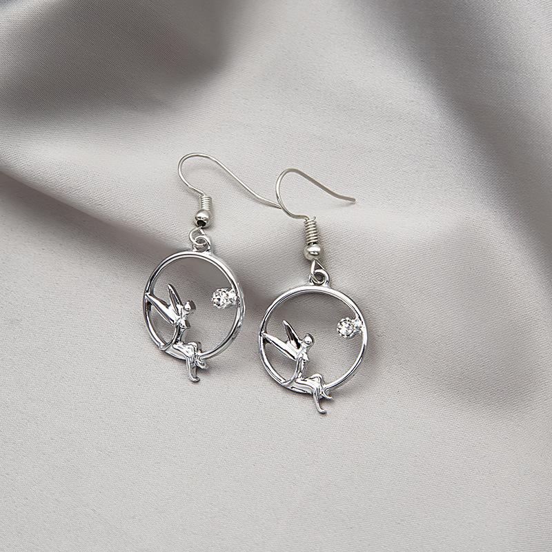 Light Luxury French Pearl Stud Earrings, Retro Design Sense Cat S Eye Star Moon Earrings Super Flash Zircon Ear Buckles