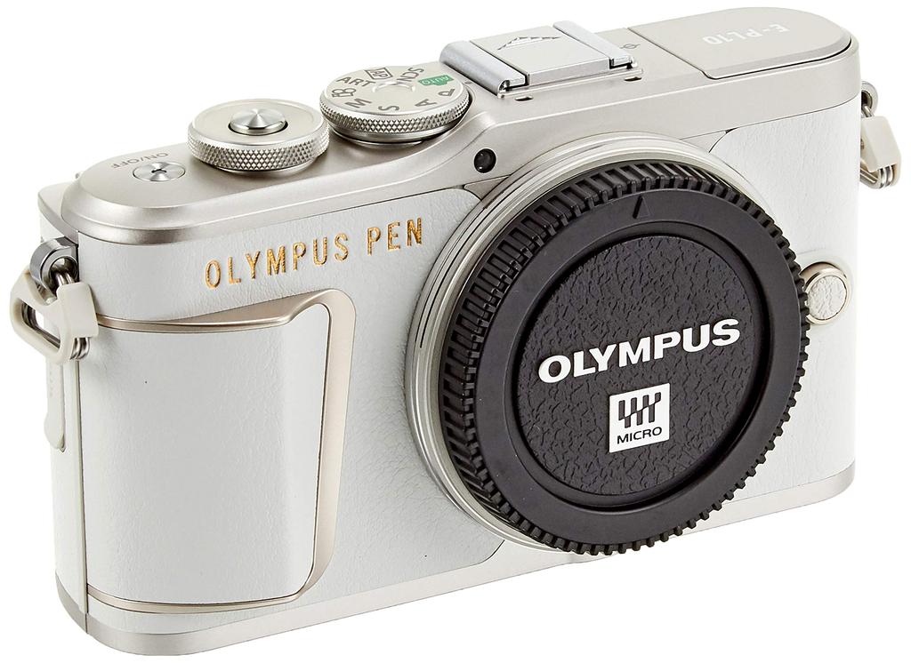 OLYMPUS peeglita kaamera PEN korpus valge ühe objektiiviga E-PL10