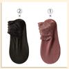 6pcs=3 Pairs Autumn Winter Women Soft Velvet Lace Socks Thick Silk Socks Non-Slip Bottom Solid Fashion Lace Breathable Sock