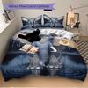 3pcs Elephant Art Print Duvet Cover Set -Includes 1 Duvet Cover and 2 Pillowcases, No Quilt Core, All-Season Home Decor  yy251111160