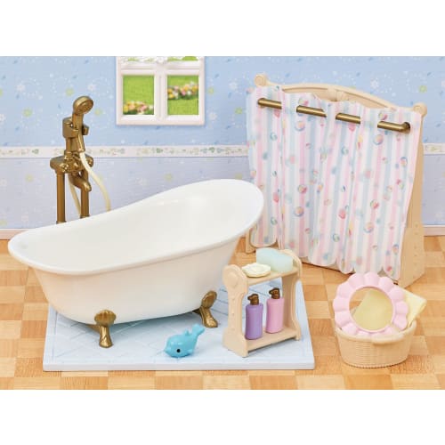Sylvanian Families Furniture [Bath/Shower Set] Ka-628 ST Mark Certification For Ages 3 and Up Toy Dollhouse Sylvanian Families EPOCH