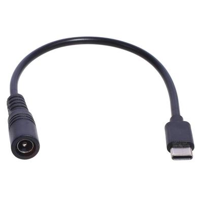 5521 Female To Type-C Charging Cable, 3A Power Supply for Mobile, Tablet, Camera, 5.5x2.1mm Adapter