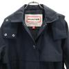 HUNTER trench coat S Navy With belt Women Used