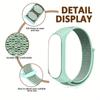 Smartwatch Frameless Sport Replacement Nylon Loop Watchband For Xiaomi Mi Band 10 9 8 7 6 5 4 3