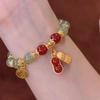 Retro Fortune Jade Bracelet: Ancient Style Lucky Charm for Prosperity and Elegance