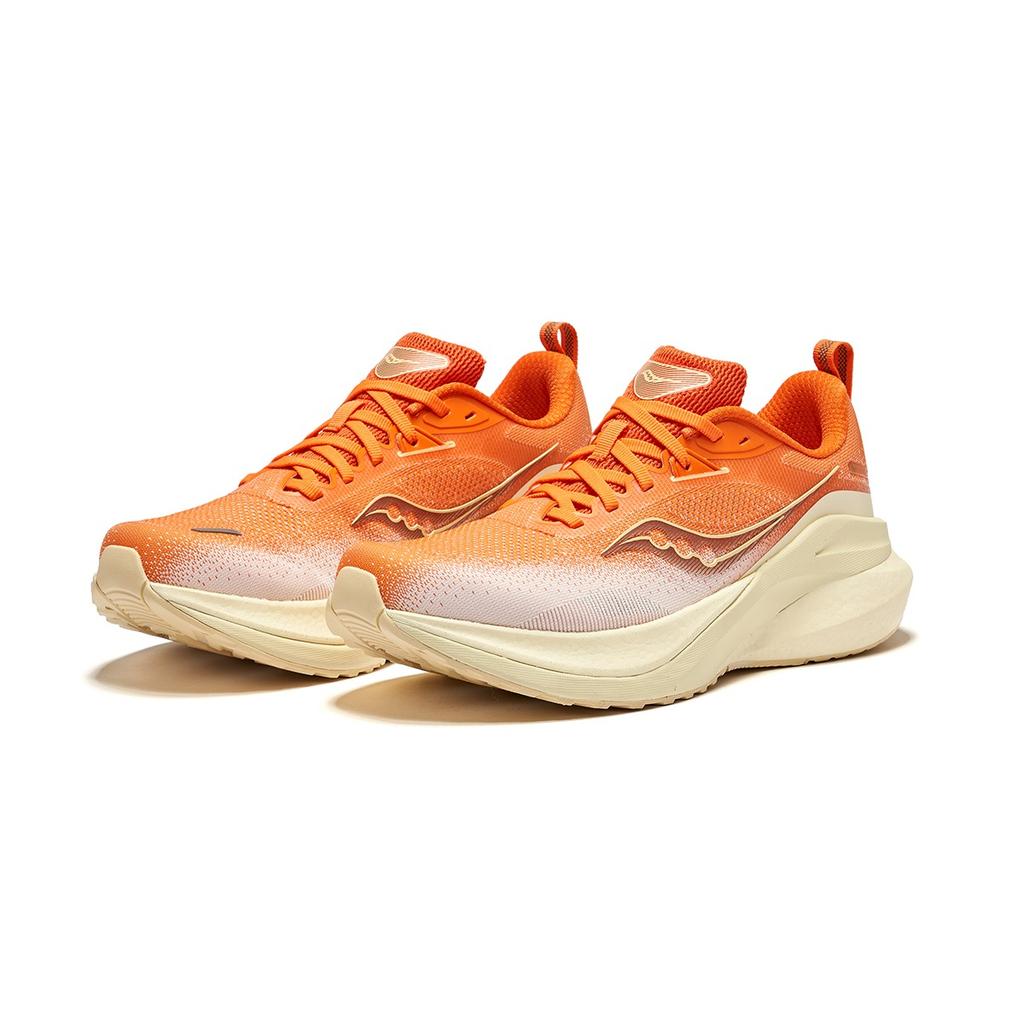 Saucony Wear-Resistant Low-Top Running Shoes Unisex Orange Beige - S28225-6