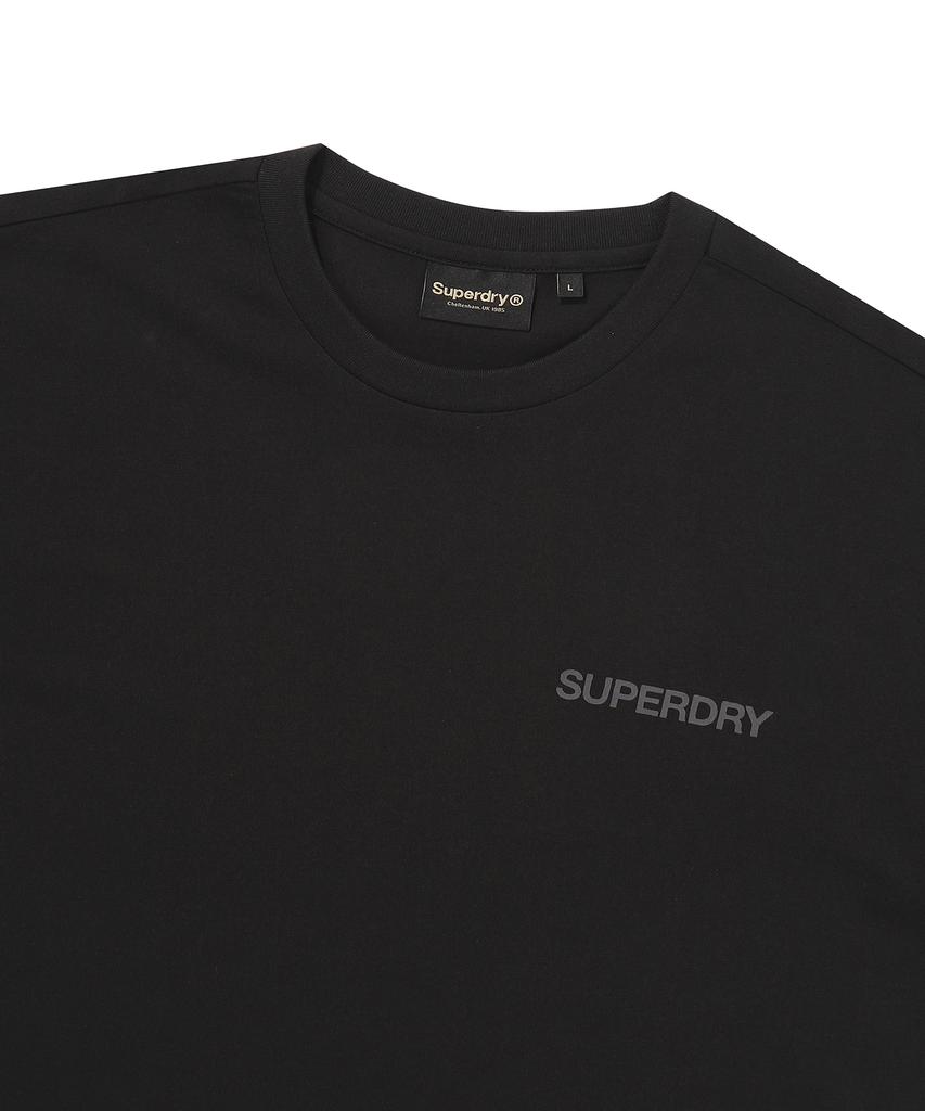 Syupeodeulai Work Label Graphic Short Sleeve T-Shirt Black Sduiscq71Blk
