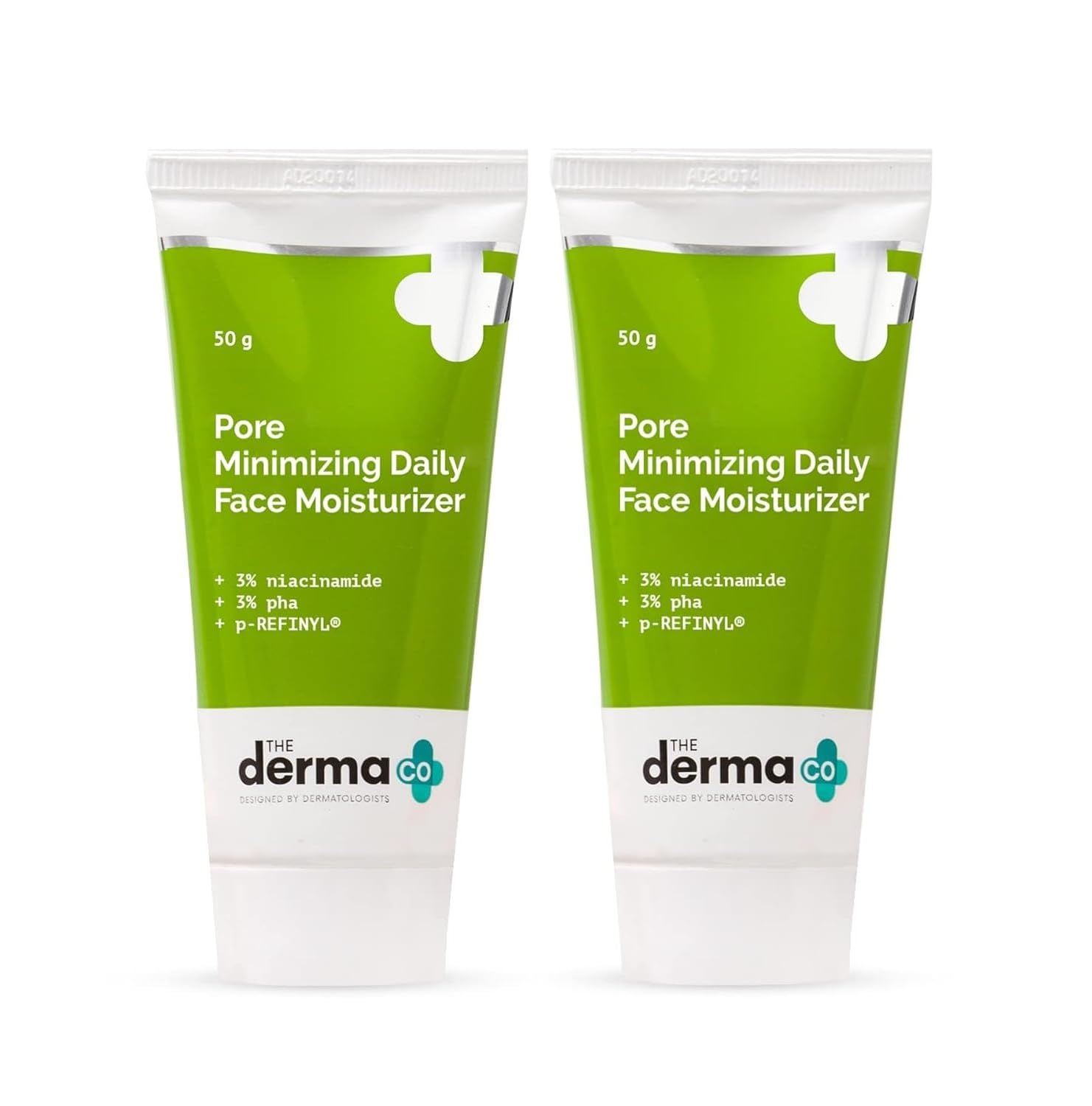 

The Derma Co Pore Minimizing Daily Face Moisturizer 50 g Pack of 2 for Oil Control and Hydration