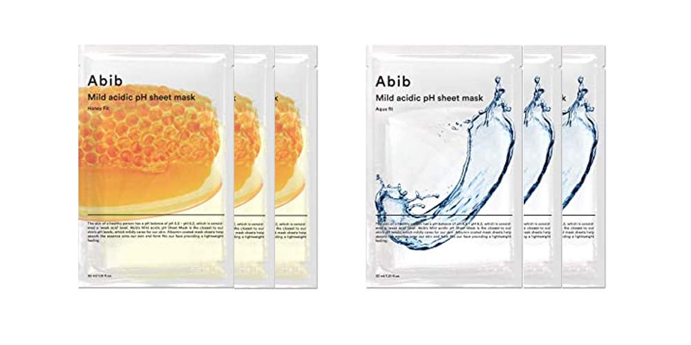 

ABIB Мягкая кислотная тканевая маска с pH Aqua Fit Honey МЯГКАЯ КИСЛОТНАЯ тканевая маска с pH AQUA FIT HONEY FIT 2 вида по 3 шт. в наборе 6 Доставка по Японии [Abib] &