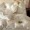 60S Cotton Floral Duvet Cover Set Cute Bedding Home
