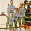 Cartoon Letters Print Family Matching Long Sleeved Parent-child Suit Home Clothes Suit Fall