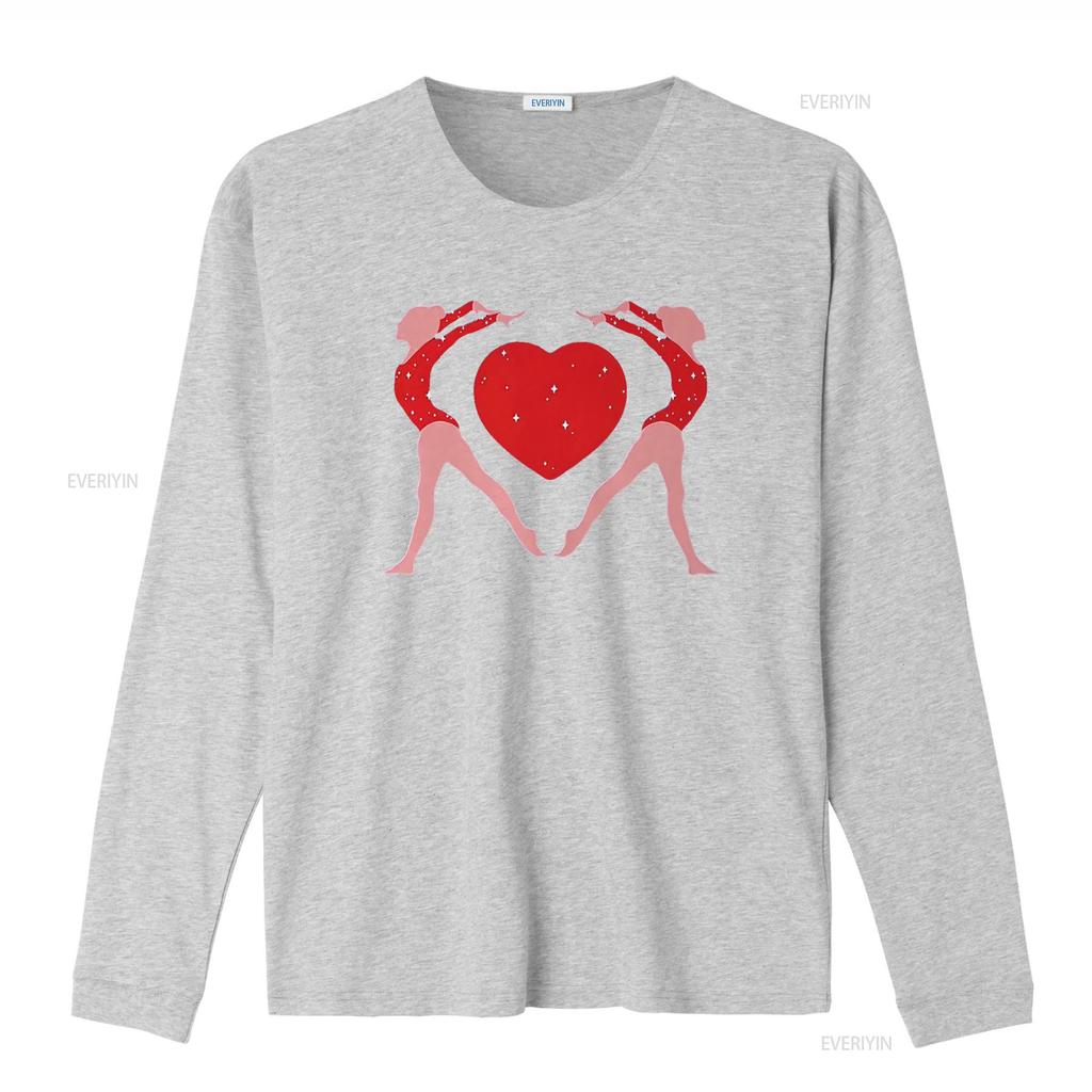 Womens Big Girls Gymnastics Gymnast Heart Love Youth T Shirt Black 2XL vintage Washed Comfortable Slightly designer clothes