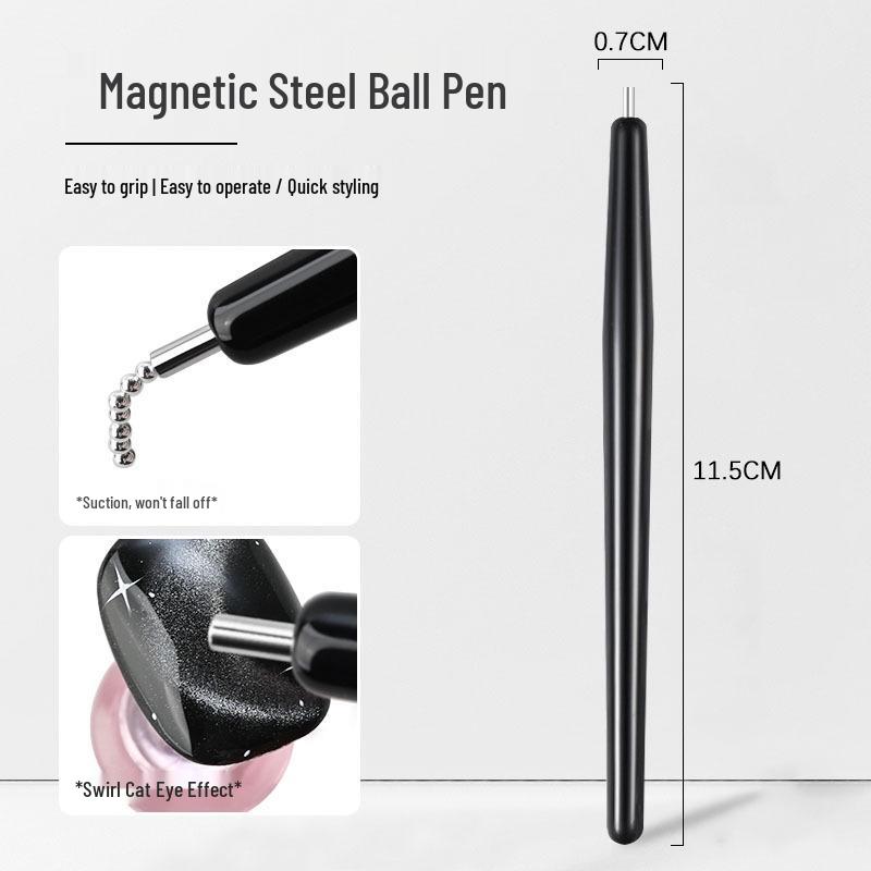 Nail Art Magnetic Pen for Steel Beads & Cat Eye Gel