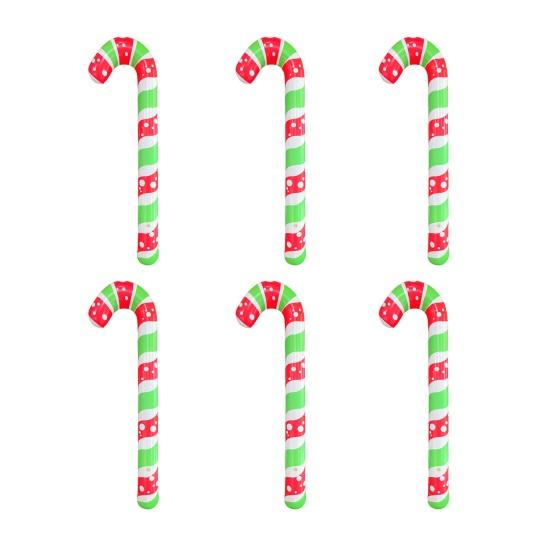 Candy Canes Balloons for Christmas Decorations Large Candy Sticks