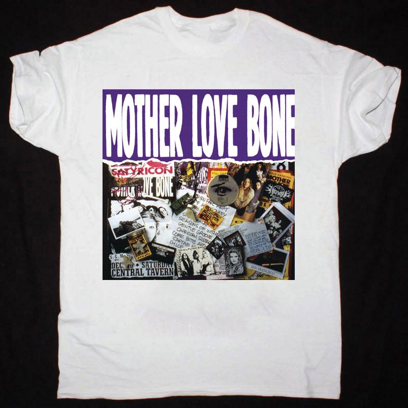 Mother Love Bone - Heartshine Short Sleeve All White Size T-Shirt VC995