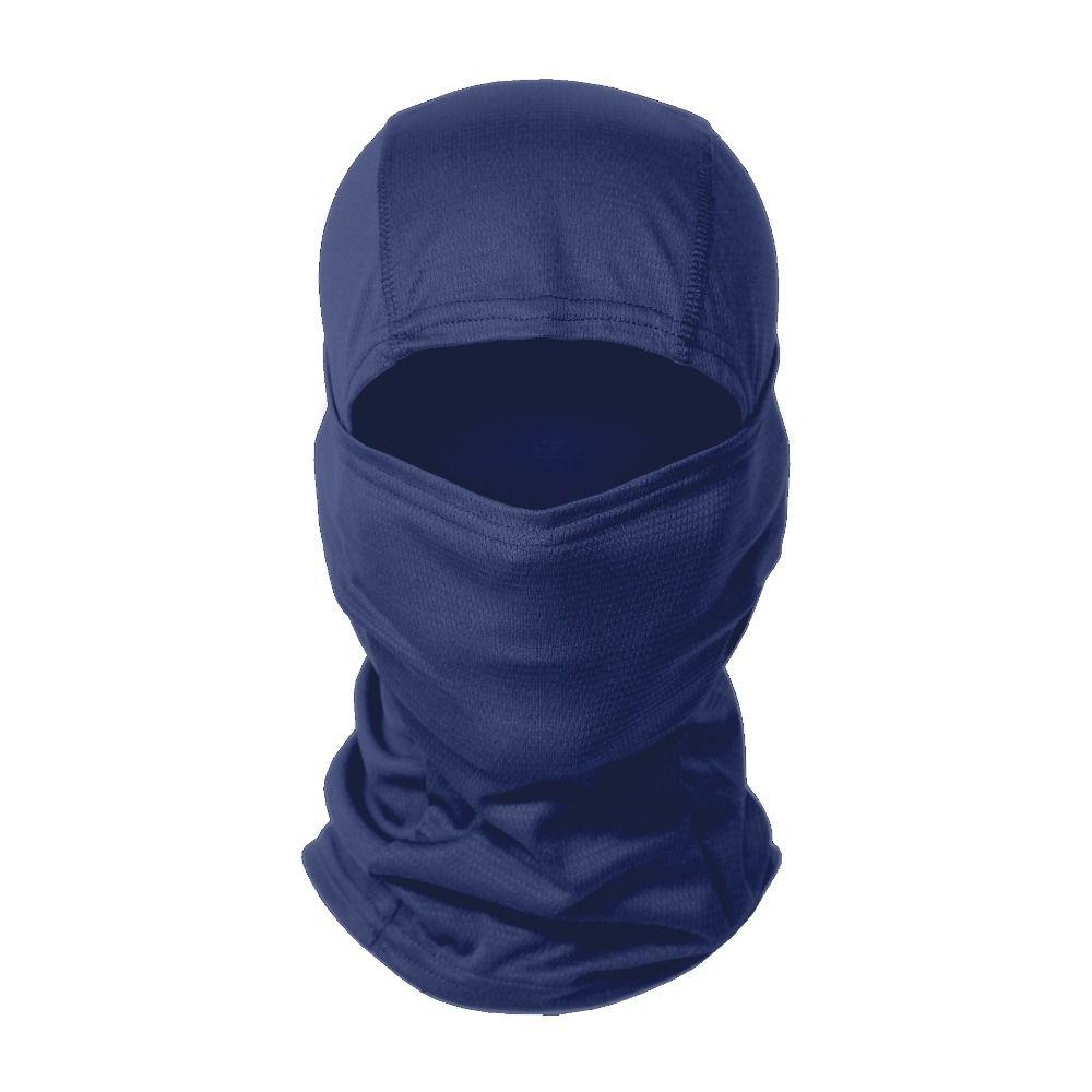 

Elastic Full Face Neck Mask Breathable Mesh Fabric Riding Headgear Mask Outdoor Sports navy