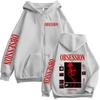 Horror Movie Obsession Nikki Merch Zipper Hoodies Men'S Women Casual Loose Long Sleeves Zip Up Hooded Sweatshirts Jackets Coats