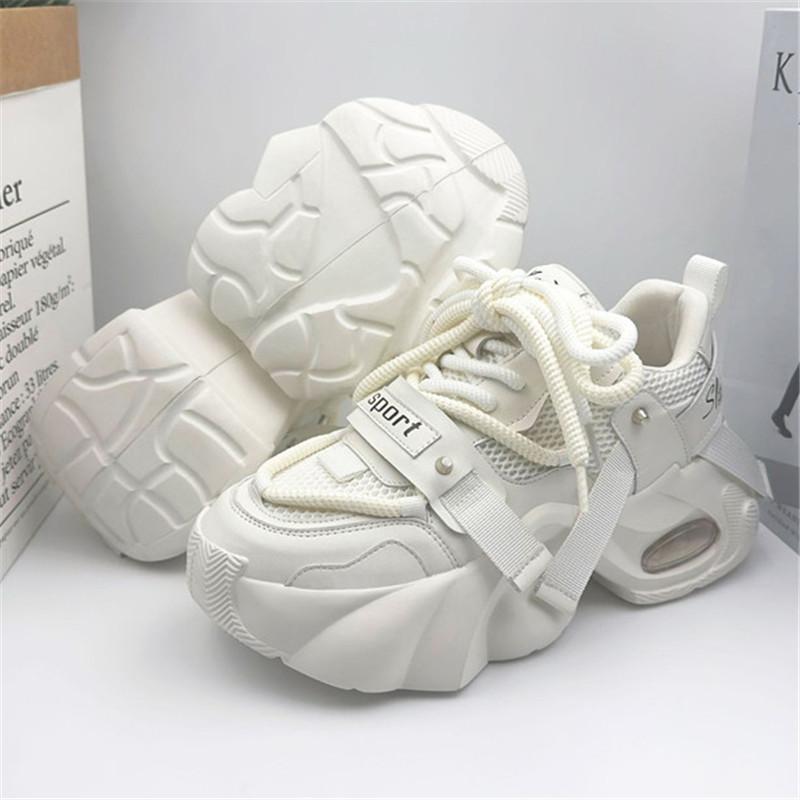 

Fashion Luxury New Designer Men s White Black Patchwork Platform Air Cushion Causal Shoes Male Fashion Flats Walking Sneakers 38