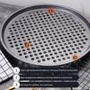 Pizza Baking Pan With Holes Round Carbon Steel Pizza Baking Pan With Holes Healthy Cooking Pan For Oven Home Kitchen Steel