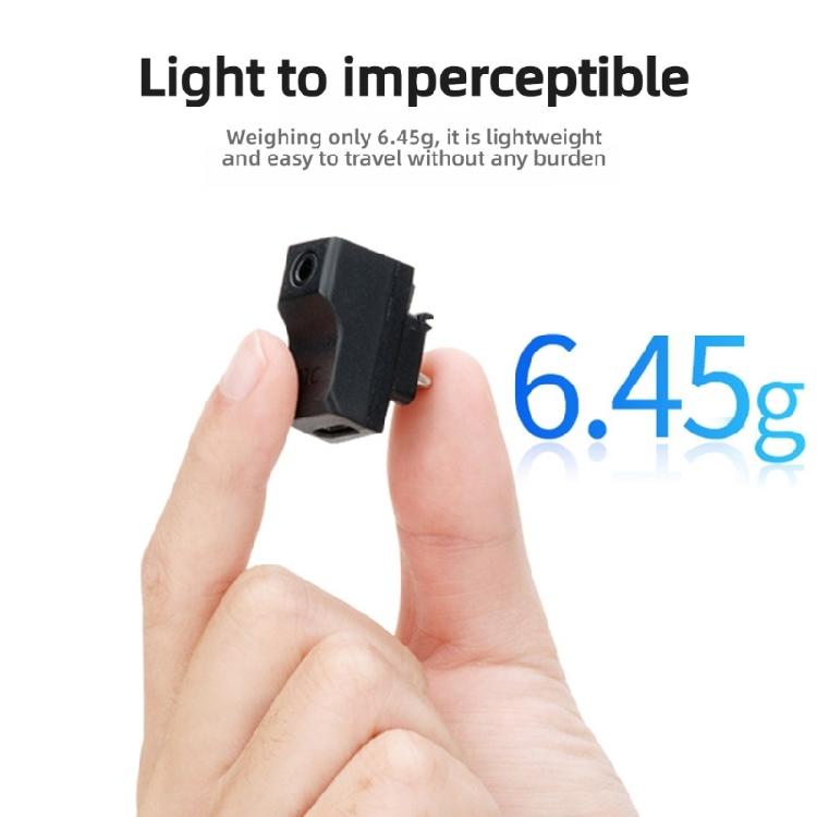 Professional Microphone Sound Adapter Type C 3.5mm Port Charging Adapter For X4 Action Camera Recording Accessories