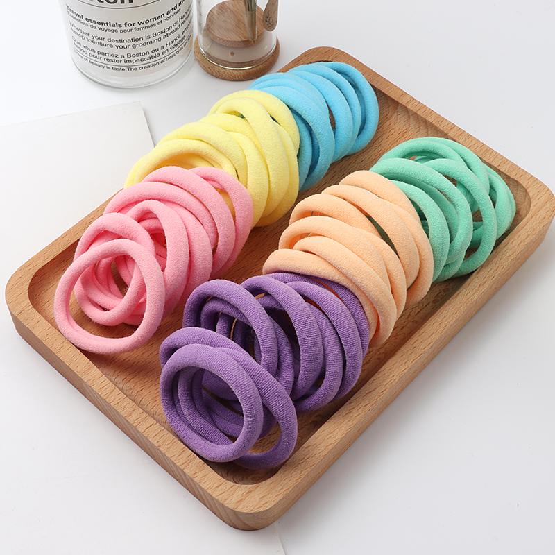 

50Pcs Girls Nylon Rubber Bands Elastic Hair Bands Hair Accessories Children Ponytail Holder Headband Kids Ornaments Gift