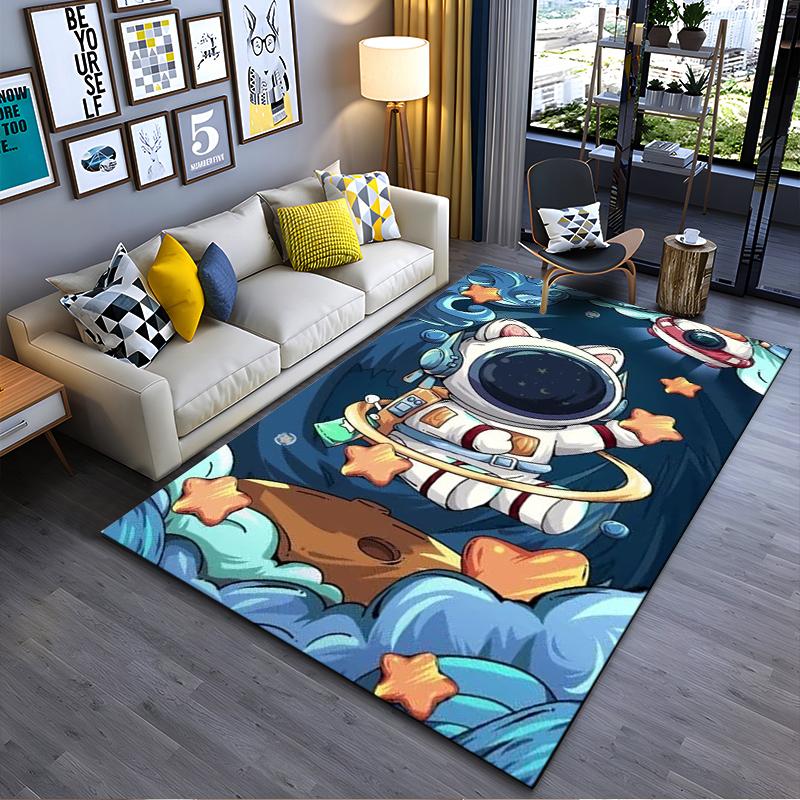 

Astronaut Cat Floating in Starry Space Suitable for use as an anti-slip game mat for living room and bedroom sofas 40x60cm( 15x23in )