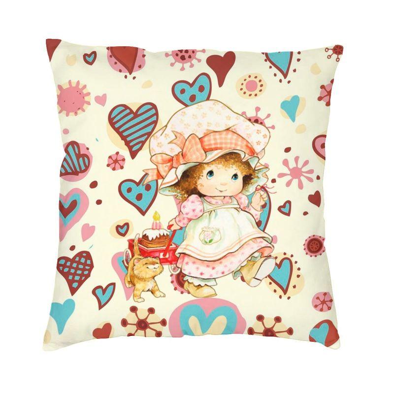 Sarah Kay Cartoon Animation Cushion Cover Sofa Decoration Square Throw Pillow Case 40x40