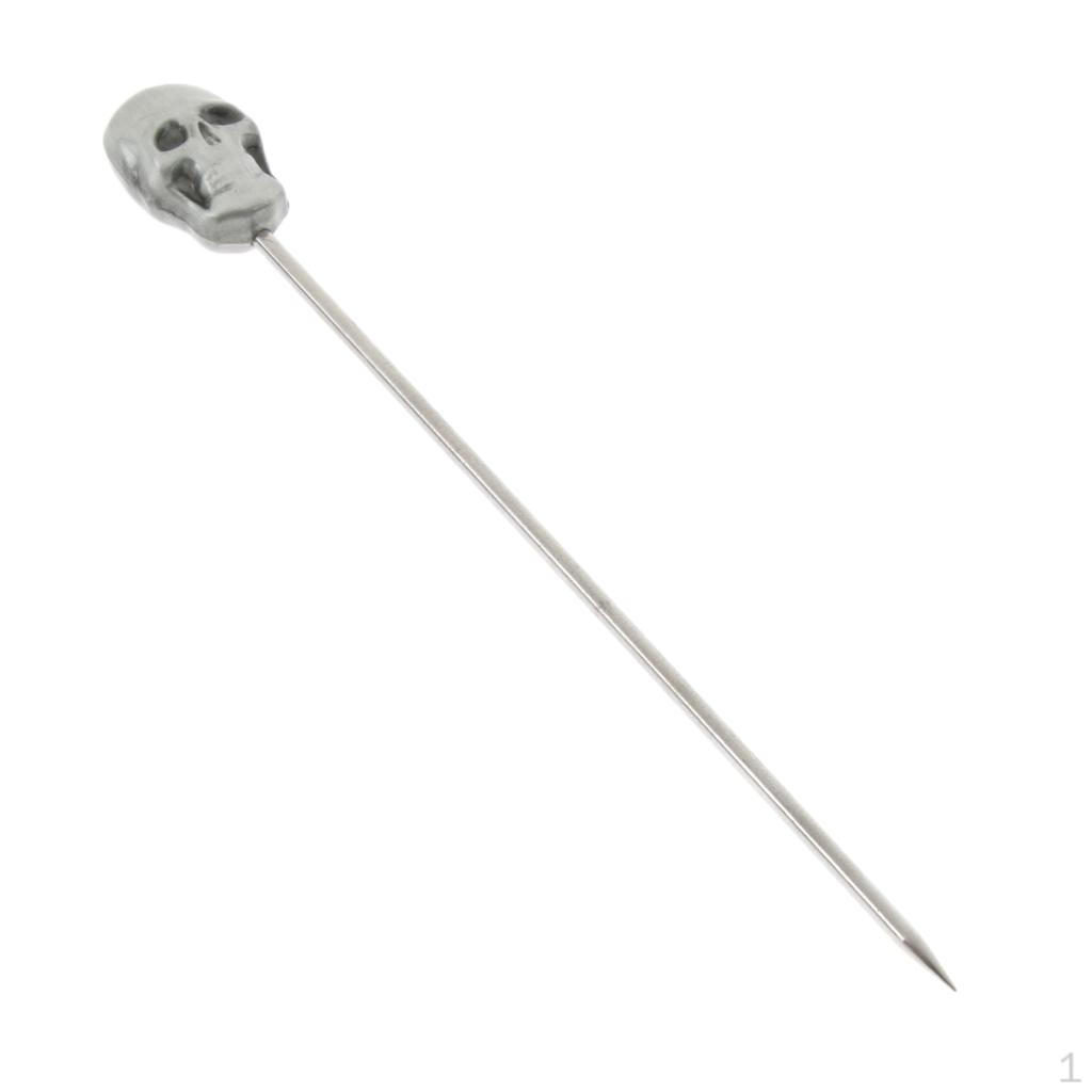 1Pc Cocktail Pick Stainless Steel Bar Tool Reusable D
