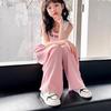 Girls' Wide Leg Pants Summer Thin Mosquito Proof Pants Yamamoto Pants Children's Summer Ice Silk Casual Pants