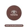 Car Leather Water Coaster Non-Slip Mat Car Bottle Holder Insert Pad for Toyota Corolla TRD GR Yaris Chr Auris RAV4 Land Cruiser Camry Highlander