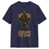 Unisexs T Shirt Escape the Zone Tactical TShirts Hippie Summer Tee Shirt Y2K Retro 100 Cotton Tops Gift