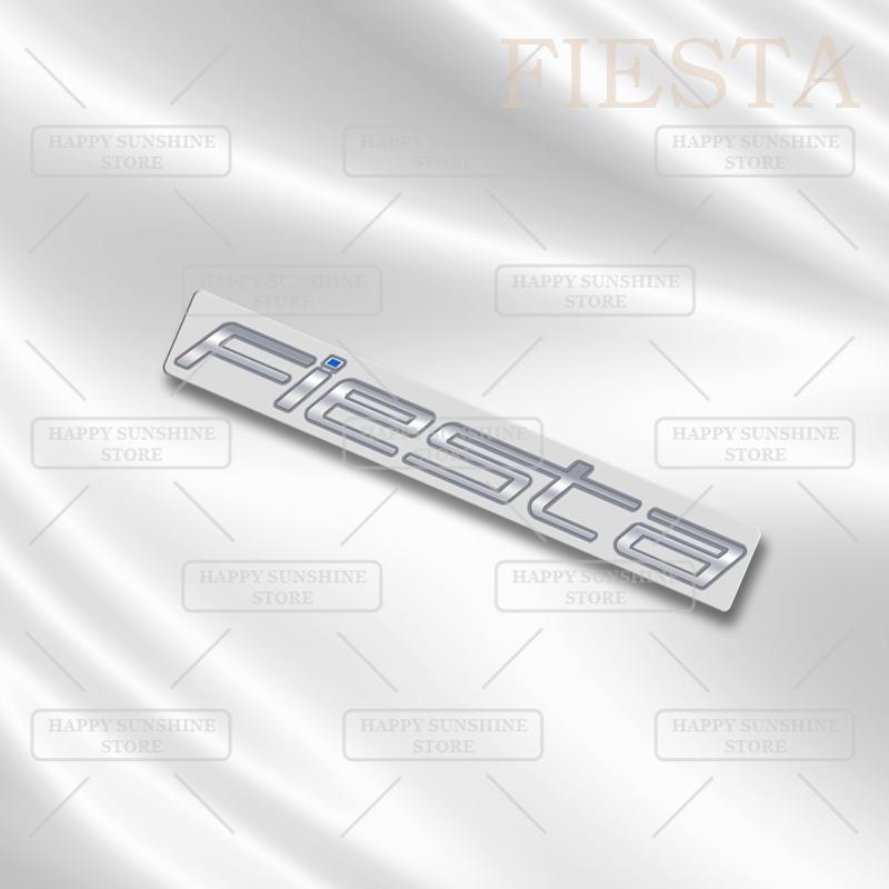 KFLV8 3D Metal For Ford Fiesta Mk8 Rear Tailgate Boot Badge 2017-2021 Car Sticker Trunk Body Letters Emblem Decoration Accessory