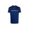 Logo Print Crew Neck Short Sleeve T-Shirt Men Tops Blue 8N1TN5-1JPZZ-0976