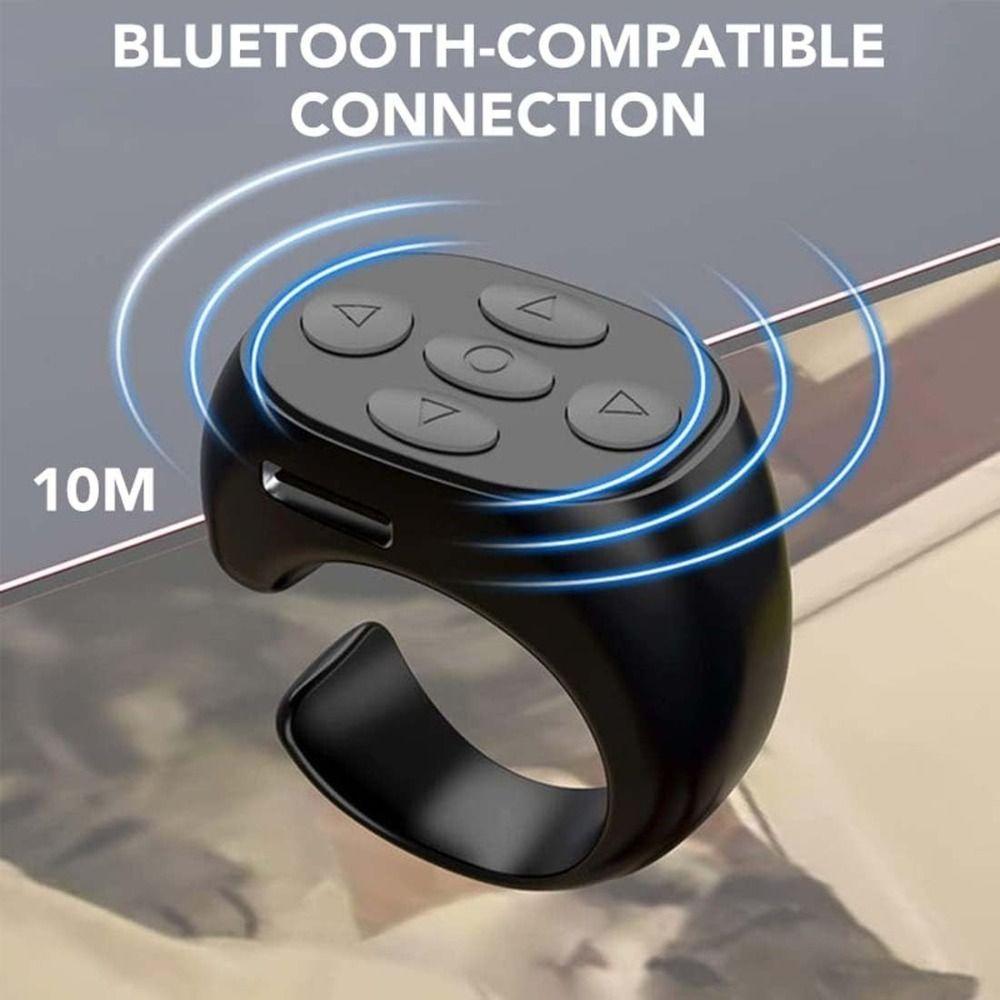 Finger Scroller Bluetooth Remote Ring Wireless Remote Page Turner for Mobile Phone