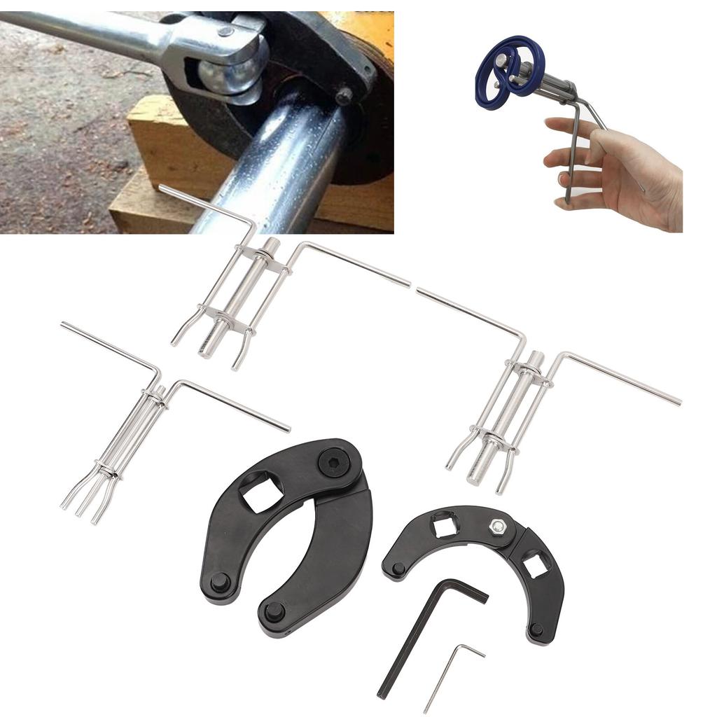 Adjustable Gland Nut Wrench 1266 7463 Large and Small Spanner Tool Set for Bobcat Hydraulic Cylinder Adjustable Gland Nut Wrench