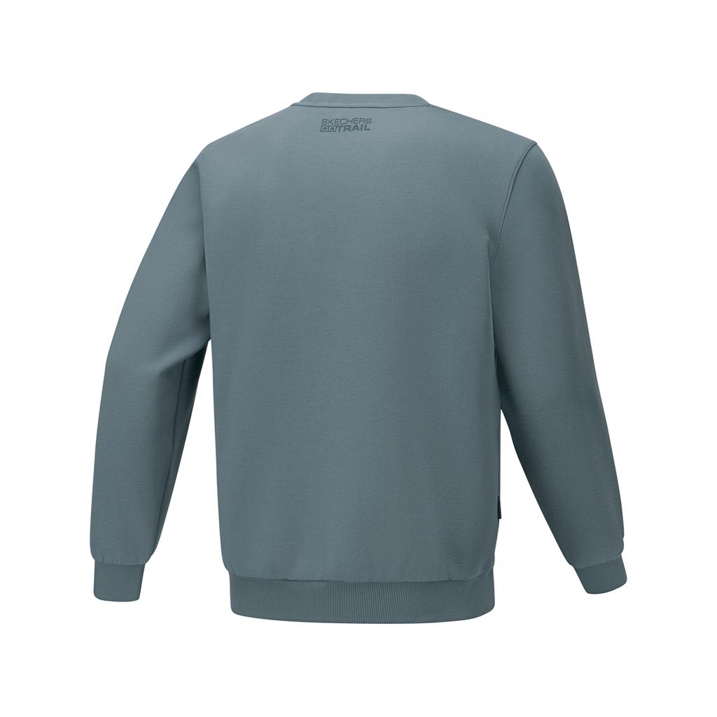 Skechers Comfortable Crew Neck Pullover Long Sleeve Sweatshirt Men Sweatshirt P425M155-00VB