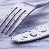Stainless Steel Cutlery Set: Knife, Fork & Spoon - High-Grade Tableware for Hotels