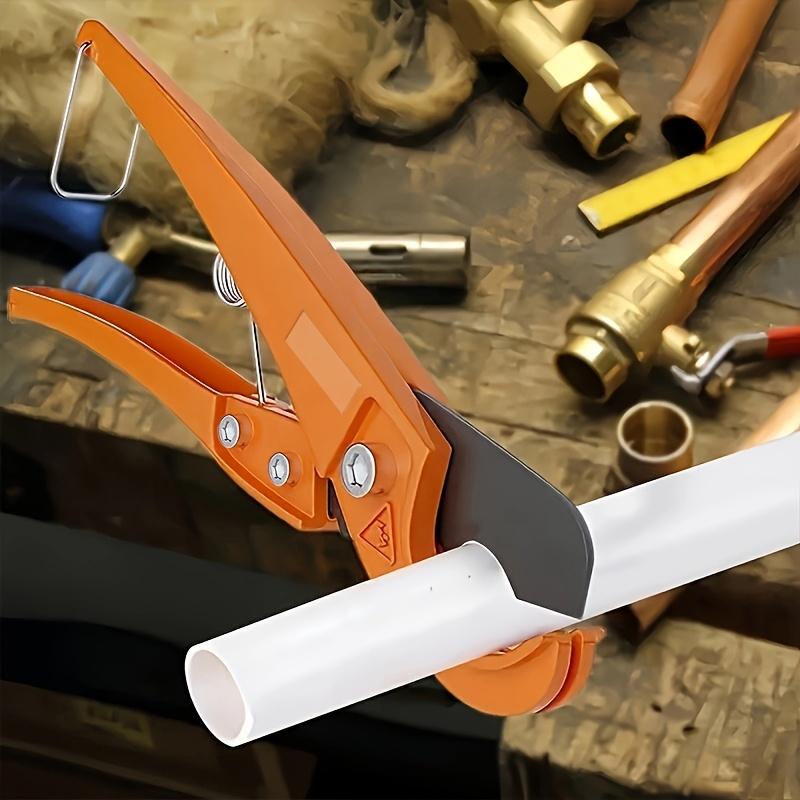 1pc Ratcheting PVC Pipe Cutter Tool Plastic Pipe Cutter PEX Pipe Cutter PVC Cutter Tool PVC Ratchet Cutter