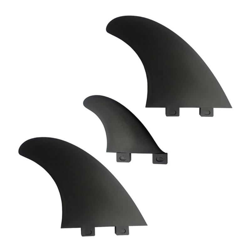 3Pcs Surfs Fin Set High Performances PVC Surfboards Fin Surfboards Thruster Fin Water Sports Accessories